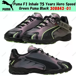 Puma F1 Inhale 75 Años Hero Speed Verde Puma Negro 308843-01 Hombres Talla - Imagen 1 de 8