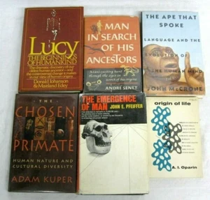 Origins Of Mankind Language Evolution Ancestral Evidence Primate 6 Book Lot - Picture 1 of 10