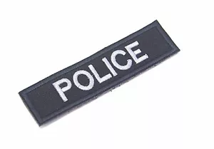 "3 Stck. POLIZEI BESTICKTER AUFNÄHER 3""-5""X 1"" und 8X3" - Bild 1 von 1