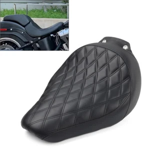 Motorcycle Driver Solo Seat Saddle For Harley Fat Boy FLSTF 2007-2017 08 - Zdjęcie 1 z 12