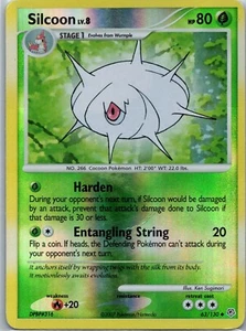 Pokemon 63/130 Diamante e Perla Silcoon Reverso Olografico HP - Foto 1 di 2