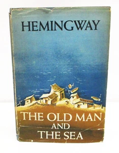 THE OLD MAN AND THE SEA by ERNEST HEMINGWAY HCDJ BOOK CLUB EDITION - Picture 1 of 9