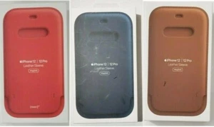 Apple iPhone 12 pro / 12 Leather Sleeve with MagSafe - Colors - Picture 1 of 6