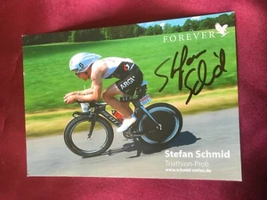 Autogramm STEFAN SCHMID-Triathlon/Triathlet-Deutscher Meister-handsigniert-AK - Bild 1 von 2