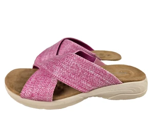 Easy Spirit Taite Pink Slip-On Sandals With Tags Women's 9 M NEW - Picture 1 of 18