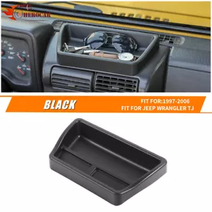 Bandeja de almacenamiento para tablero de instrumentos de consola central para Jeep Wrangler TJ 1997-2006 ABS - Imagen 1 de 9