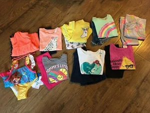 NWT~Girls size 2T Clothes Lot~Spring/Summer~Lot of 18 Pcs~Carter's, Disney+ - Picture 1 of 4