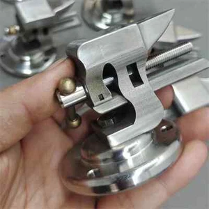 Mini 304 Stainless Steel Bench Vise with Anvil 1’ Adjustable Bench Jig - Picture 1 of 12