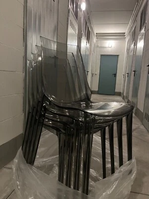 Set 4 sedie SCAB Design Vanity  - Fumè Trasparente - Immagine 1 di 2