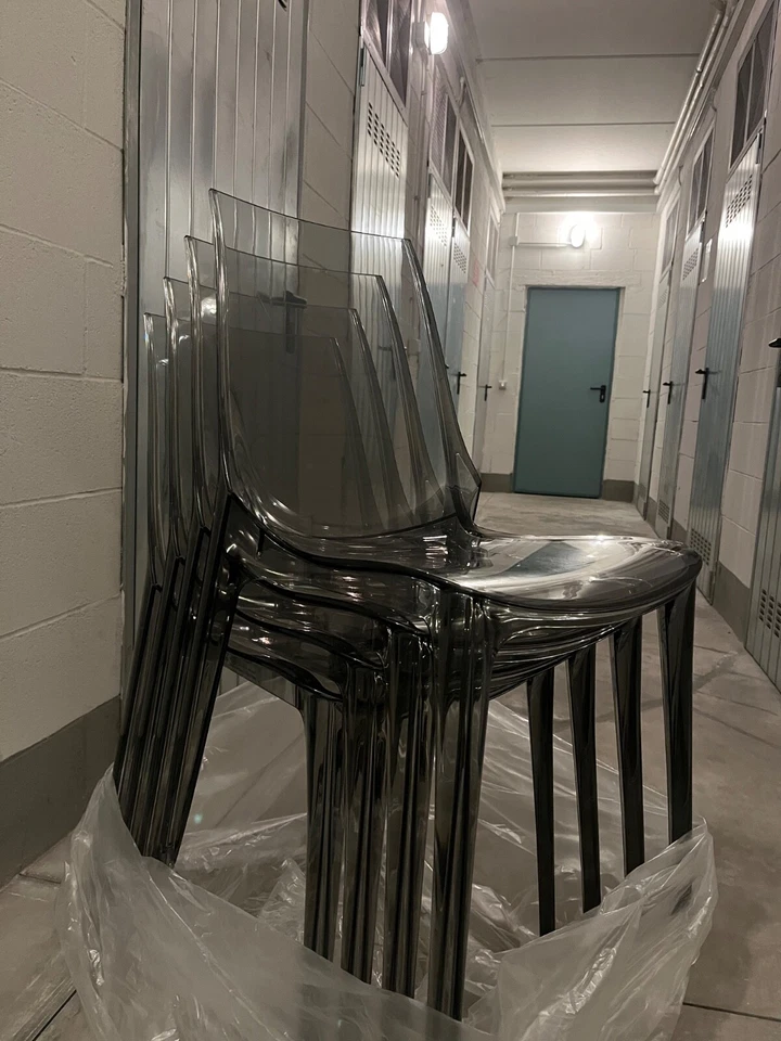 Set 4 sedie SCAB Design Vanity  - Fumè Trasparente - Immagine 1 di 2