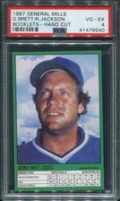 PSA 4 VGEX 1987 GENERAL MILLS BOOKLETS GEORGE BRETT / REGGIE JACKSON 79540 B192