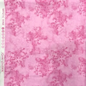 Pink Mystic Vine Cotton Quilting Fabric Fat Quarters - Picture 1 of 1