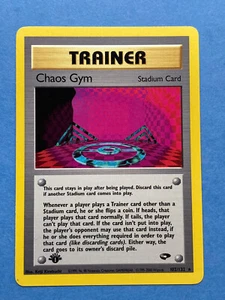Pokemon 1st Edition Rare Non-holo Chaos Gym– Gym Challenge Set 102/132 – NM/NM+ - Picture 1 of 2