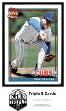 1991 Topps #501 Mike Bielecki Chicago Cubs ~A5G