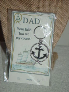 Llavero ancla DAD Your Faith Has Set My Course - Imagen 1 de 10