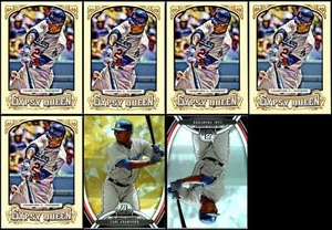 Carl Crawford Los Angeles Dodgers (7) Card Lot - UNIQUE FIND – ONE OF A KIND - Picture 1 of 2