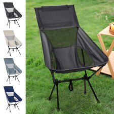 Folding Camping Chair Light Pack Away Seat Fishing Beach Picnic Outdoor Garden