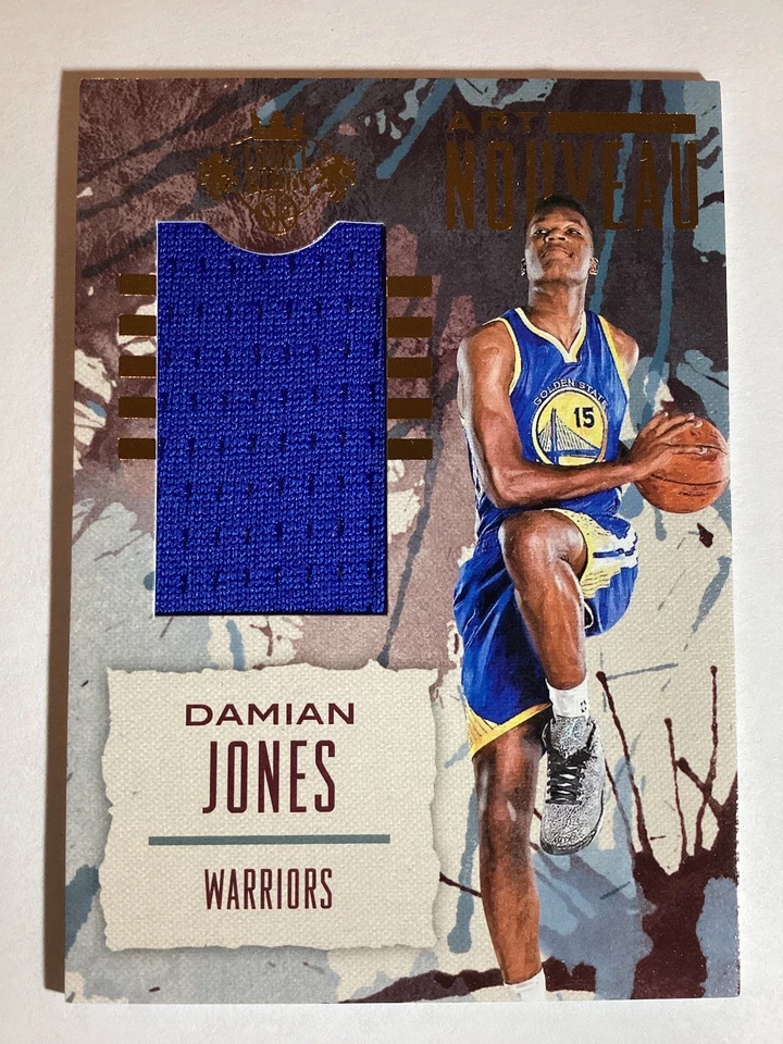 2016-17 Panini Court Kings Art Nouveau Jerseys Damian Jones #22 Rookie RC - Image 1 of 2