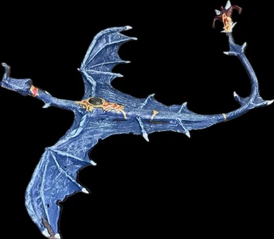 2005 Mega Bloks Dragons Metal Ages “Ramparts of Ryousan” Blue Dragon AF - Image 1 of 3