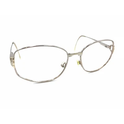 Gafas de sol Gucci doradas grandes de metal ovaladas monturas 135 Italia diseñador moda mujeres Foto 1 de 4