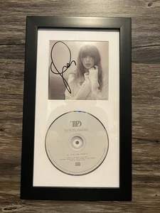 Taylor Swift Signed TTPD The Tortured Poets Department – Framed Autograph - Picture 1 of 6