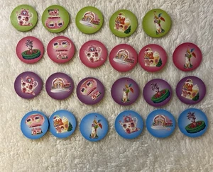 My Little Pony Ponyville Adventure Game Pieces Lot Of 23 Replacement Parts 2009 - Picture 1 of 11