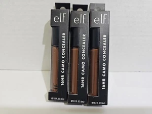 E.L.F. Elf 16HR Camo Full Coverage Matte Concealer 85858 Rich Ebony .2oz Ea 3 pc - Picture 1 of 6