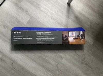 Epson ES1000 Tabletop Portable Projector Screen 50” 16:9 Aspect Ratio READ - Image 1 of 2