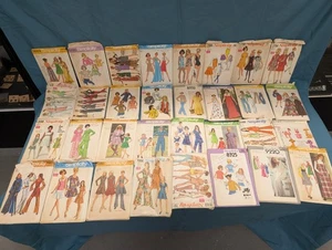 BIG SIMPLICITY CLOTHING PATTERNS LOT MENS CHILDS WOMENS DRESS VINTAGE 32 TOTAL A - Picture 1 of 11