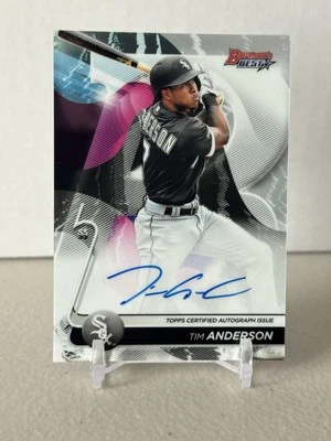 2020 Bowman's Best - Best of 2020 Auto Tim Anderson #B20-TA (AU) White Sox  - Image 1 of 2