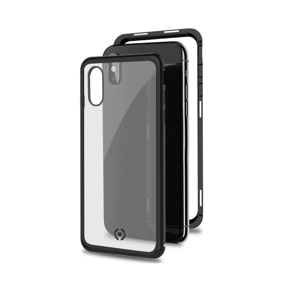 Celly Attraction Custodia per Cellulare 16 5 cm (6.5") Cover Nero