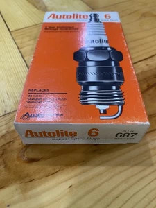 Autolite Spark Plug 687 Set Of 6 - Picture 1 of 1