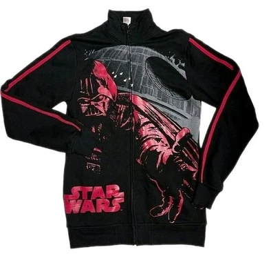 Star Wars Darth Vader Chaqueta de Pista con Cremallera Sudadera Talla M Unisex Rojo Negro  Foto 1 de 4