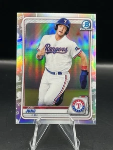 2020 Bowman Draft - Chrome Josh Jung #BD-197 Refractor Texas Rangers - Picture 1 of 3