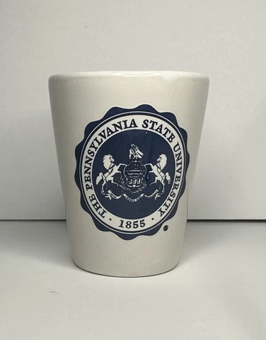 Pennsylvania State University Ceramic Shot Glass Cover