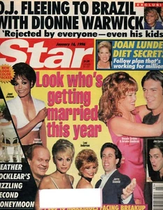 STAR Magazine January 16 1996 Janet Jackson Heather Locklear Dean Martin Dionne - Picture 1 of 2