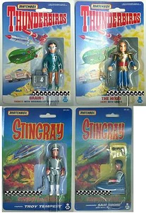 THUNDERBIRDS & STINGRAY Actionfiguren MATCHBOX 1992 (sortiert) - Bild 1 von 3