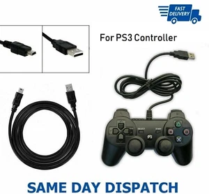 1m Mini USB Cable Charger & Data Sync Lead Type A to 5 Pin B - Camera Phone MP3 - Picture 1 of 6