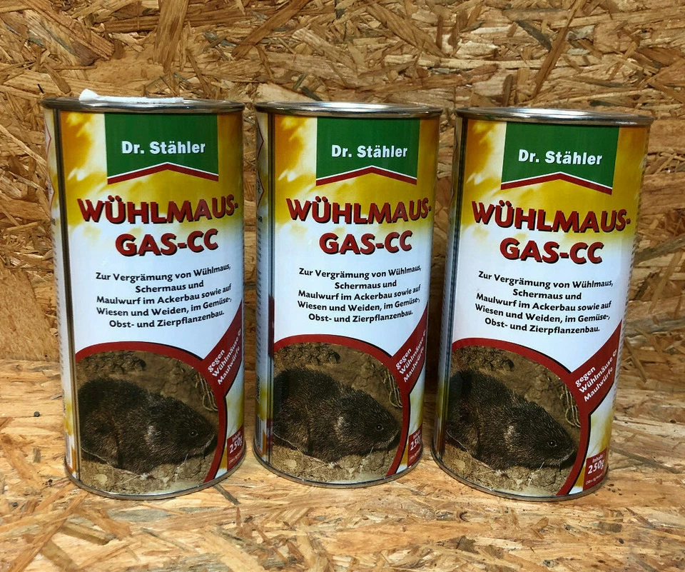 Wühlmausgas Dr. Stähler 250 G (39 60 Euro Inkl. Mwst./kg)