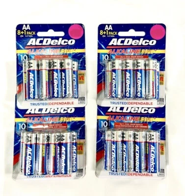 AA Batteries Super Heavy Duty 36 Count 9 per Pk ACDelco NEW (4 Packs) exp 2033 - Image 1 of 3