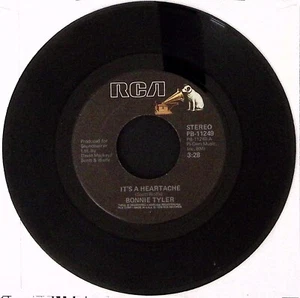 BONNIE TYLER IT'S A HEARTACHE/IT'S ABOUT TIME RCA RECORDS VINYL 45 48-66 - Picture 1 of 2