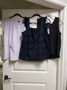 Lot 3 Ann Taylor Shirts XL - Picture 1 of 8