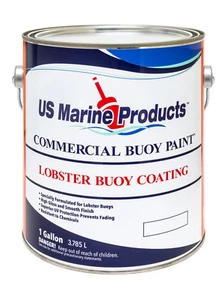 Lobster Buoy Paint Red - US Marine Products LLC - RED Gallon Buoy Coating - Picture 1 of 2