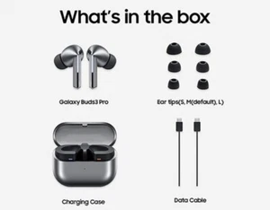Cuffie Auricolari Samsung Galaxy Buds3 Bluetooth Wireless Silver Argent - Zdjęcie 1 z 3