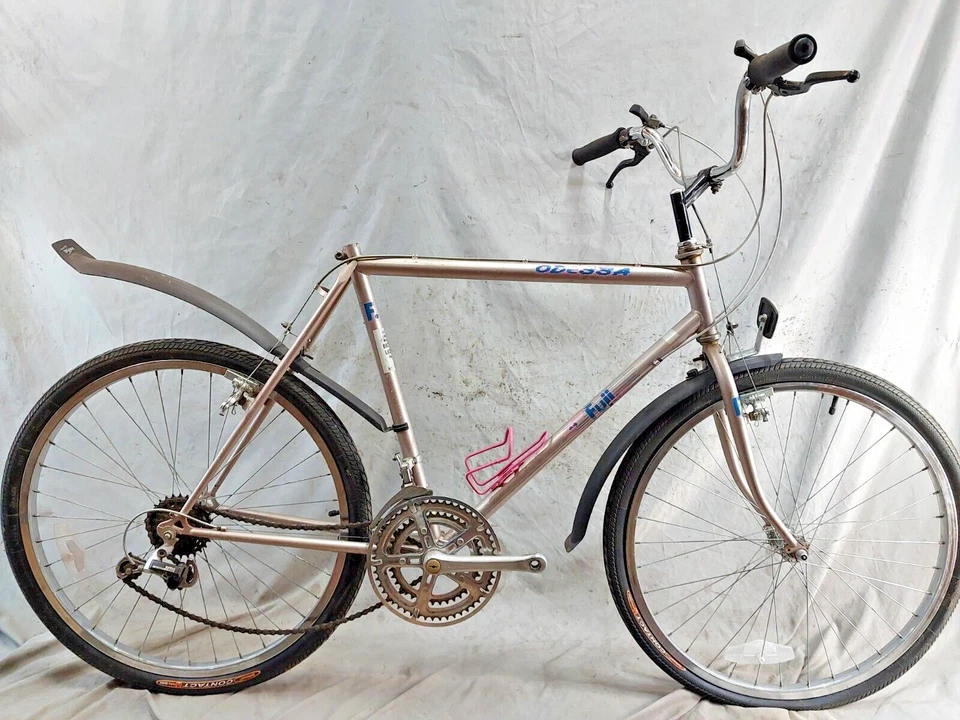 Bicicleta híbrida Fuji Odessa 1988 22 X-grande acero Shimano triple 559ISO envío a EE. UU. Foto 1 de 4