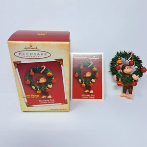 Hallmark 2004 Curious George Adventures “Monkey See” Keepsake Ornament Christmas - Picture 1 of 19