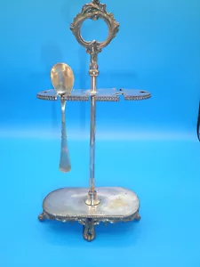 Roswell Gleason spoon holder silverplate 1850 - Picture 1 of 7