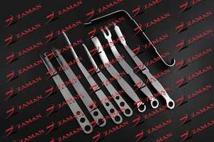 Retractores de articulación de rodilla Gancho de articulación de rodilla Retractor de palanca de hueso 8 piezas Instrumento quirúrgico - Imagen 1 de 7