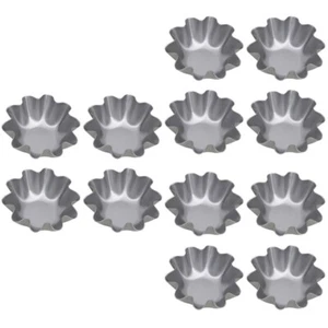 4Pcs Egg Tart Molds Muffin Cups Cupcake Decoration Cake Ramekin Cooker Pie - Picture 1 of 12