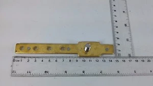 4 Gang Electric Terminal Block Bus Bar Brass Gold Plated Aggregate Band - Picture 1 of 5